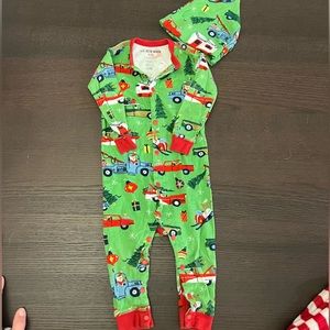 Little Blue House Christmas Pajamas Size 12-18 Months